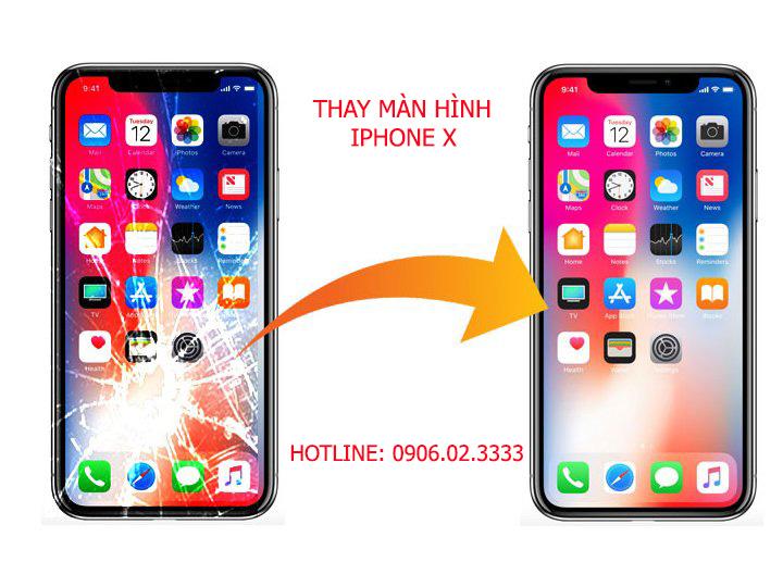 Thay màn hình iphone X tại Hà Đông